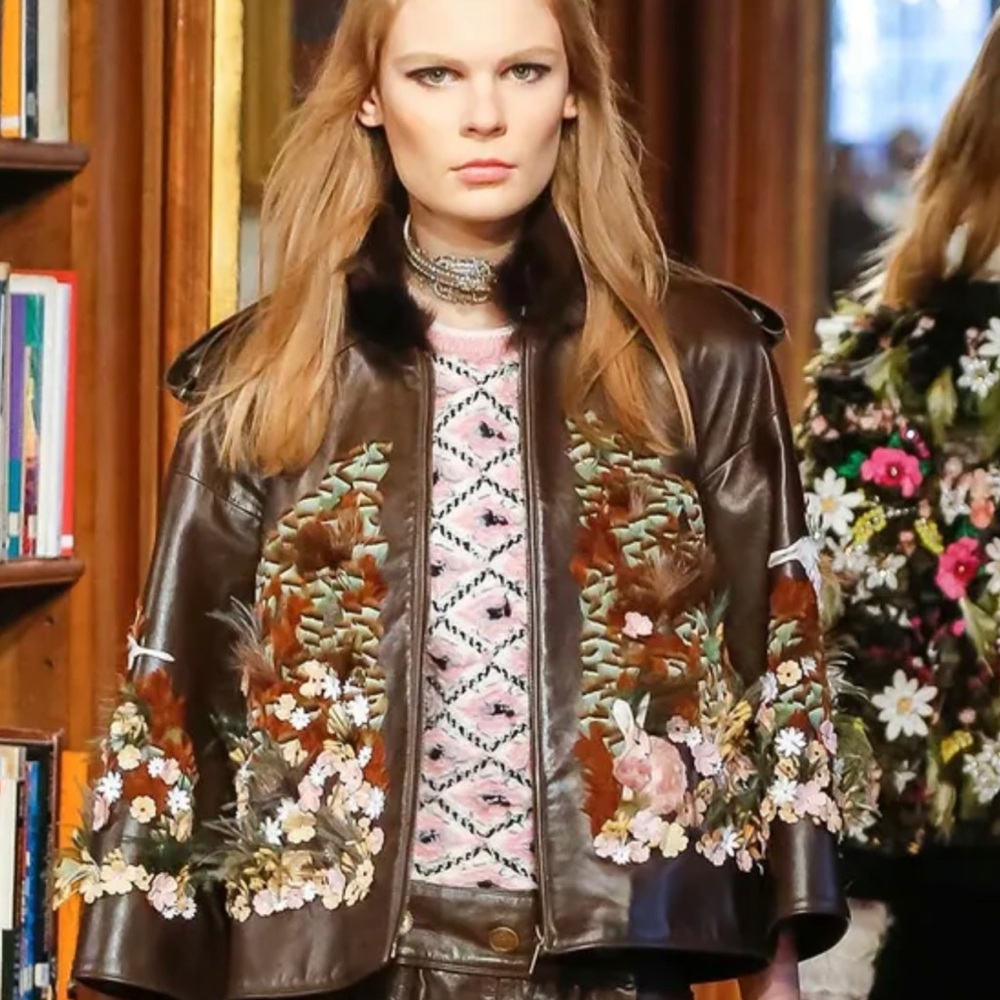 Chanel 2015 Salzburg Pink Wool Sweater 36